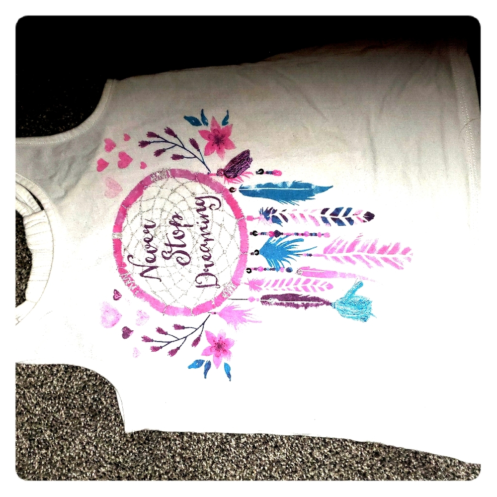 🍀4/$15🍀Cute White Tank